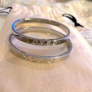 XOXO Rhinestone Bangle